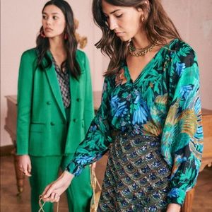 Sezane Erica Blouse Tropico Print 36 / 4